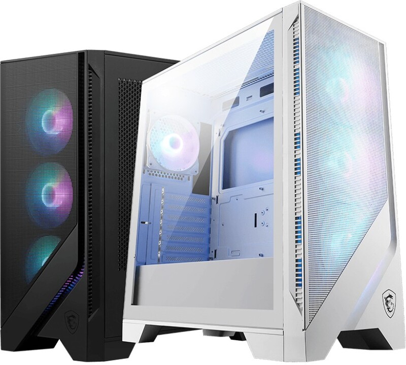 Msi mag forge 320r witte airflow a 5 orig - MSI MAG FORGE 320R AIRFLOW Behuizing (White)