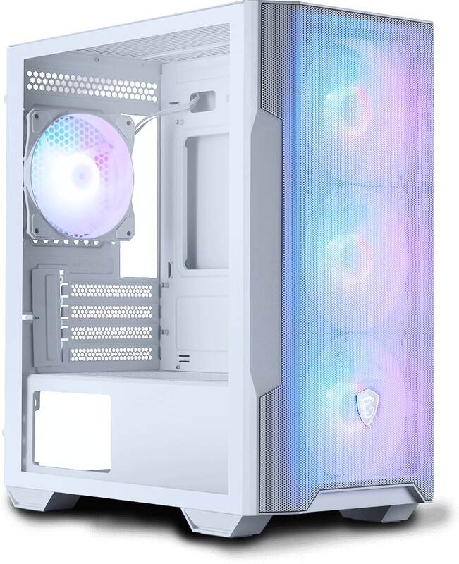 Msi mag forge m100r micro tower pc 3 orig - MSI MAG FORGE M100R Behuizing (wit)