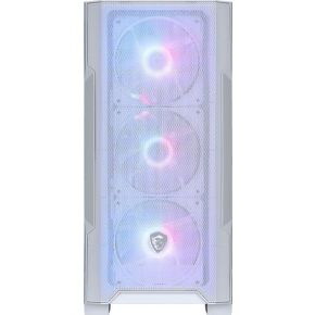 Msi Mag Forge M100R Midi Tower Transparant, Wit behuizing - afbeelding 2