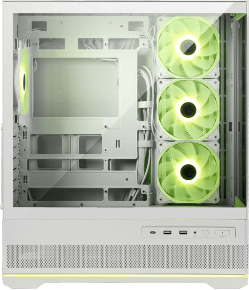 Msi mag pano 110r pz midi tower 2 orig - MSI MAG PANO 110R PZ WHITE Behuizing