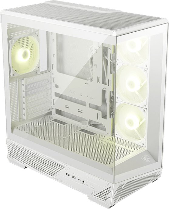 Msi mag pano 130r pz behuizing voo - MSI MAG PANO 130R PZ WHITE Behuizing
