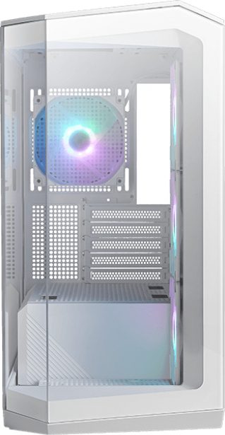 Msi mag pano m100r pz midi tower 2 orig - MSI MAG PANO M100R PZ Behuizing (White)