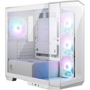 MSI Msi Mag Pano M100R Pz - Pc Case - Behuizing - Compatibel Voor Micro-Atx, Mini-Itx - Gehard Glas - Geen Voeding (Atx) - Wit