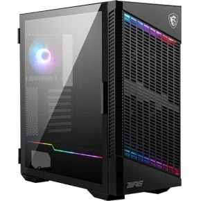 Atx Semi-Tower Box Msi Mpg Velox 100P Airflow Black
