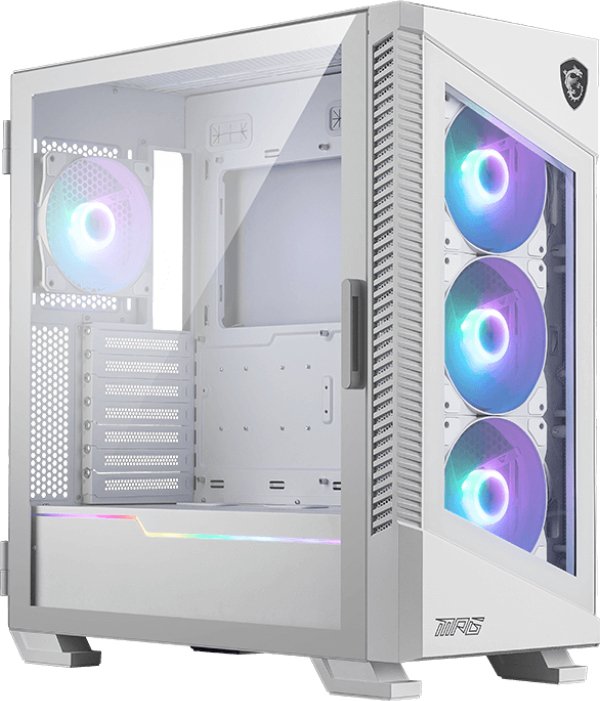 Msi mpg velox 100r white computerb - MSI MPG VELOX 100R WHITE Behuizing