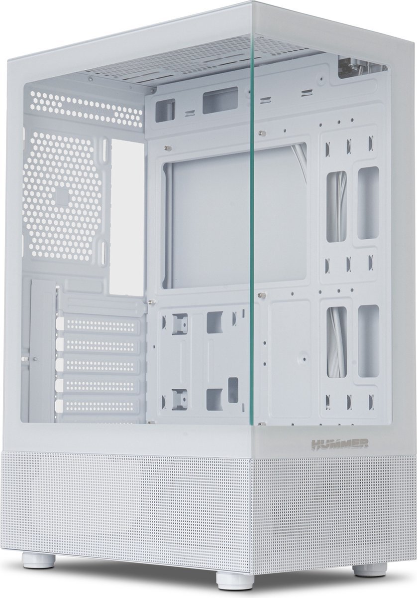 NOX Nox Hummer Nxhummervsnwh Computerbehuizing Midi Tower Wit