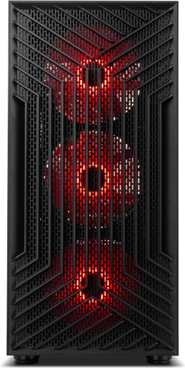 Nox Infinity Epsilon Mini Tower Zwart behuizing - afbeelding 2