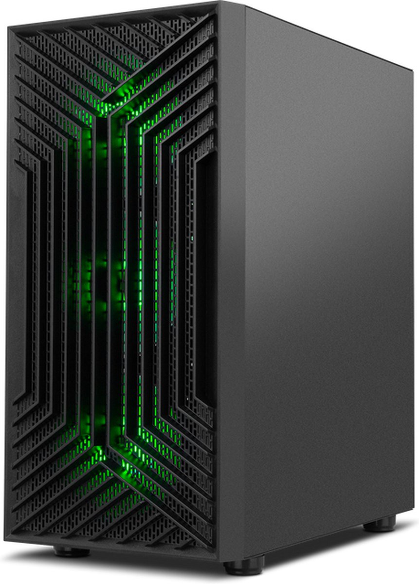 Nox Infinity Epsilon Mini Tower Zwart behuizing - afbeelding 7