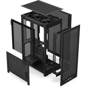 H2 Flow Mini-ITX SFF Case Black - afbeelding 6