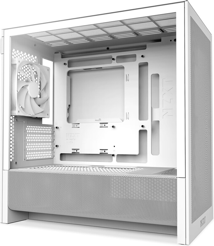 Nzxt h3 flow midi tower behuizing 327 2 orig - NZXT H3 Flow - Behuizing (White)