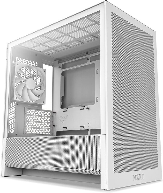 Nzxt h3 flow midi tower behuizing 327 - NZXT H3 Flow - Behuizing (White)
