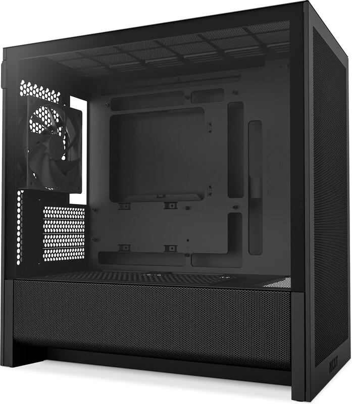 Nzxt h3 flow midi tower behuizing 338 2 orig - NZXT H3 Flow - Behuizing (Black)