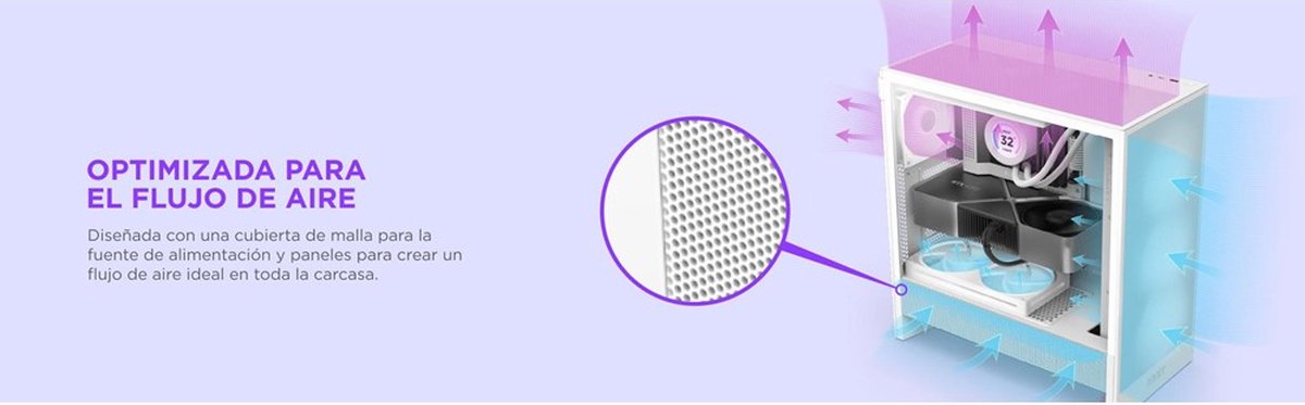 Nzxt H5 Flow Rgb (2024) - Zwart behuizing - afbeelding 8