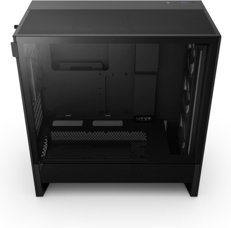 Nzxt h5 flow v2 midi tower behuizin 340 3 orig - NZXT H5 Flow RGB (2024) - Behuizing (Black)