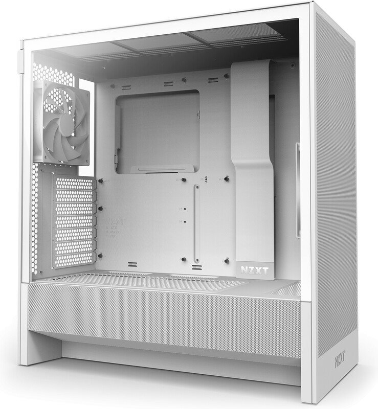 Nzxt h5 flow v2 midi tower behuizin 417 - NZXT H5 Flow (2024) Behuizing (White)