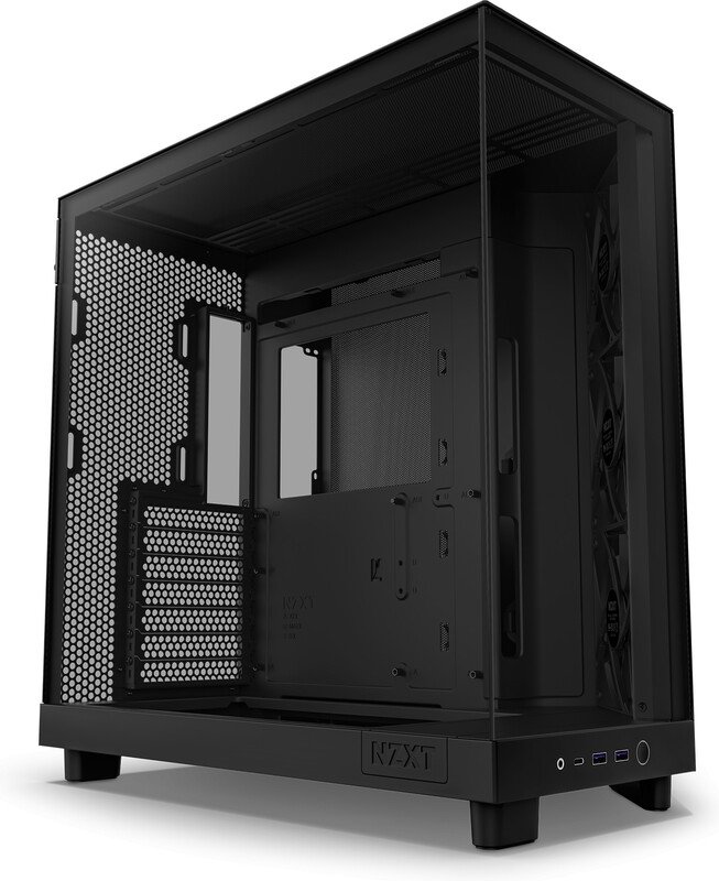 Nzxt h6 flow midi tower behuizing 419 - NZXT H6 Flow Behuizing (Black)