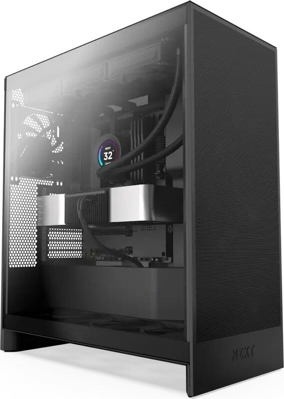 Nzxt h7 flow 2024 midi tower behuiz 1190 - NZXT H7 Flow Black (2024) Behuizing