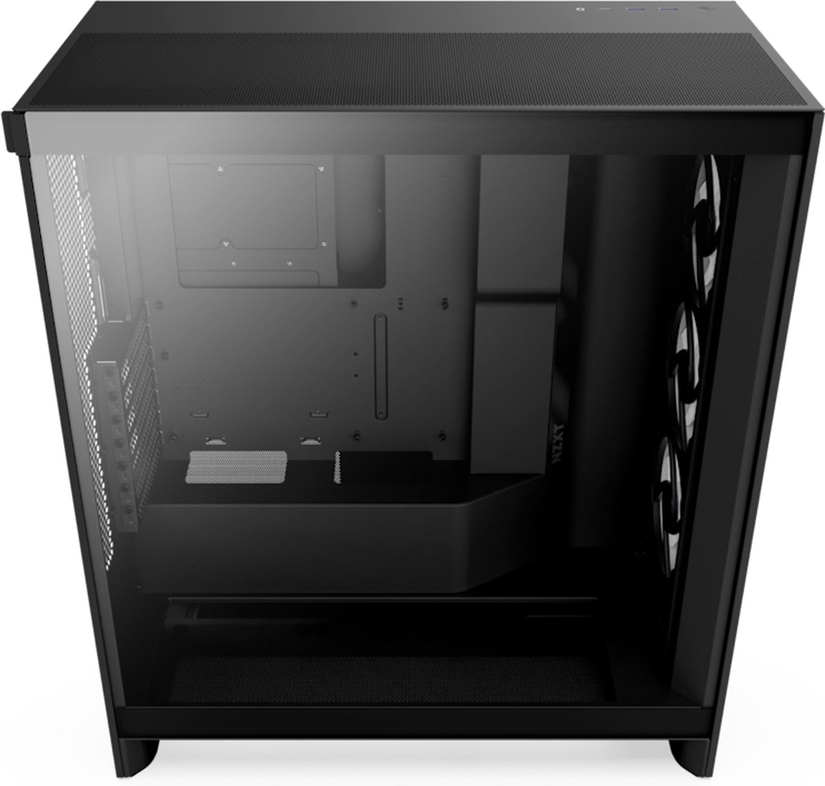 H7 Flow RGB Mid-Tower ATX Case Zwart - afbeelding 3