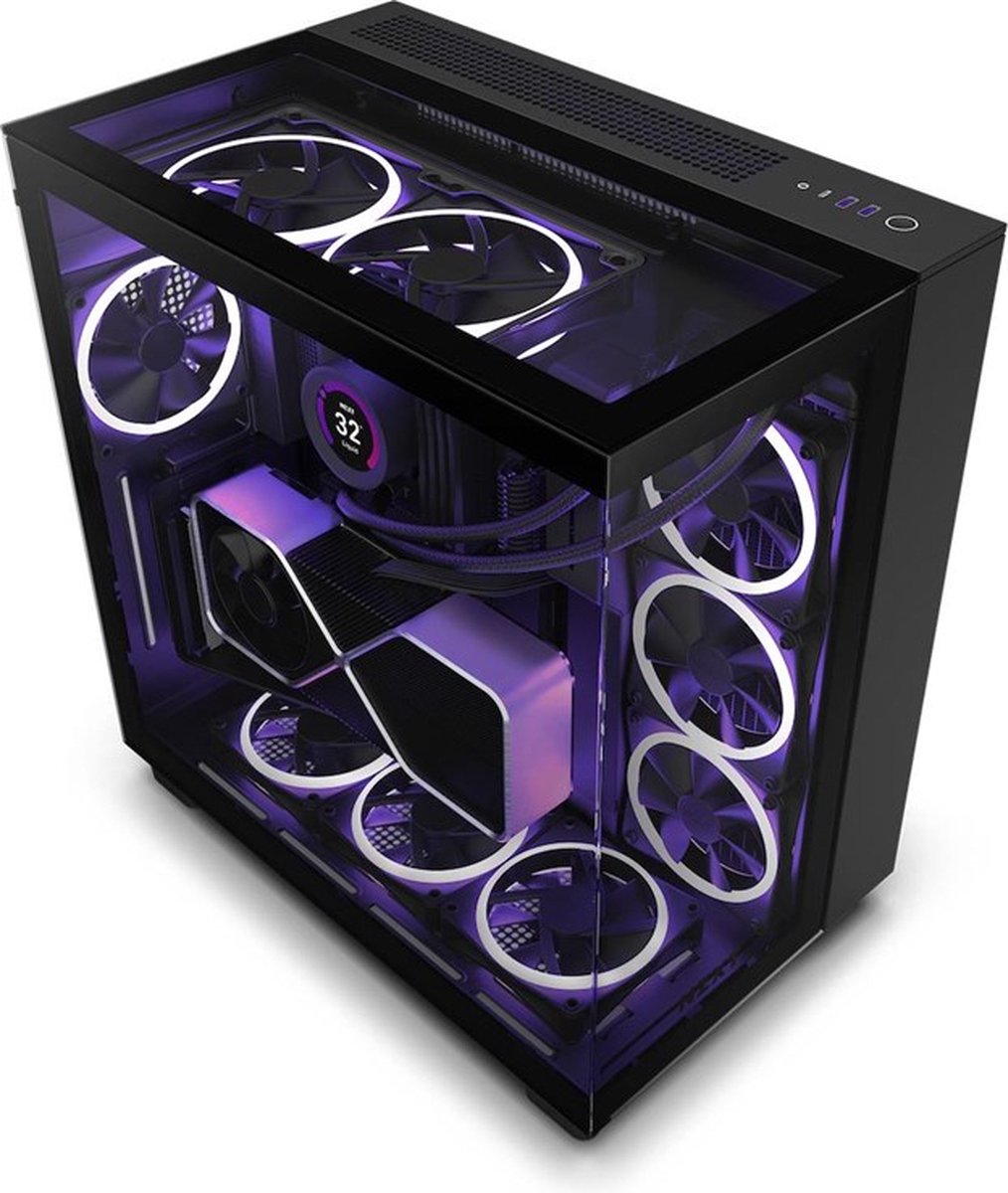 Nzxt H9 Elite - Zwart behuizing - afbeelding 5