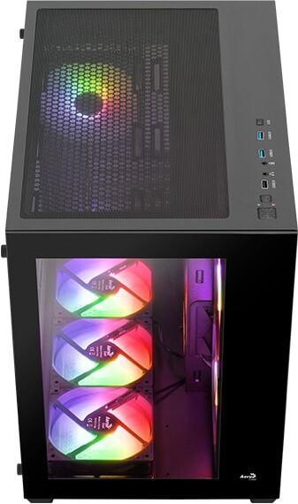 Pc behuizing aerocool dryft g v2 zwart kubu 4 orig - Aerocool Dryft Midi Tower Behuizing (Black)