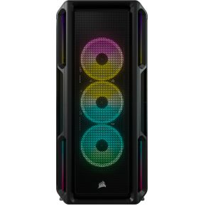 Corsair iCUE 5000T RGB Tempered Glass Mid-Tower Smart Case - Zwart - afbeelding 2