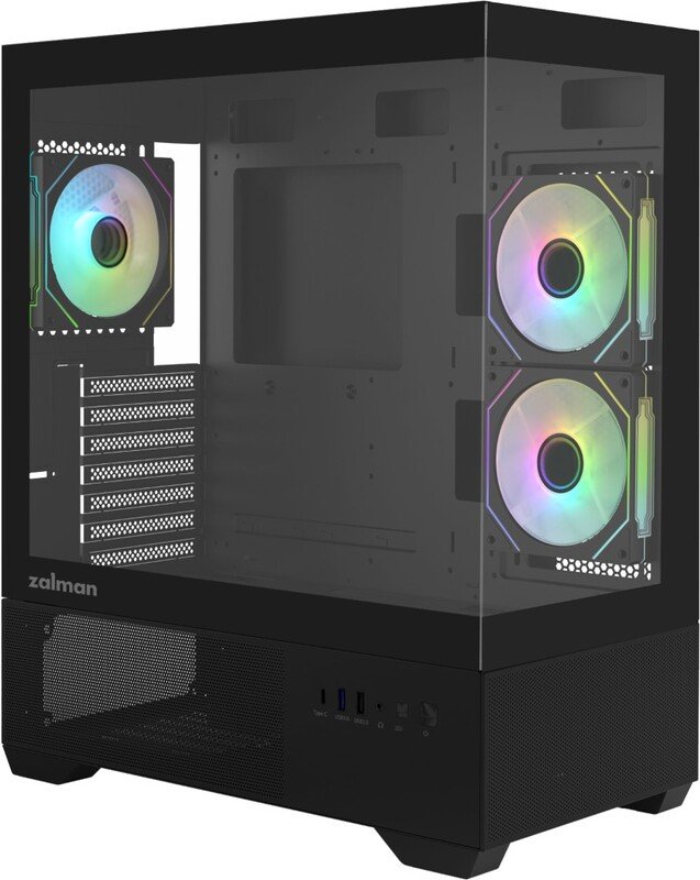 PC-behuizing Pc-Behuizing Zonder Voeding - Zalman Chronix V2 - Zm-Chrov2Bk - Middelgrote Toren - Atx-Formaat - Zwart