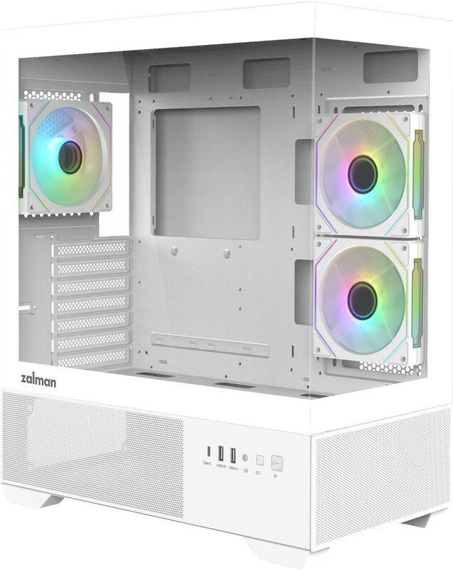 PC-behuizing Pc-Behuizing Zonder Voeding - Zalman Chronix V2 - Zm-Chrov2Wh - Mid Tower - Atx-Formaat - Wit