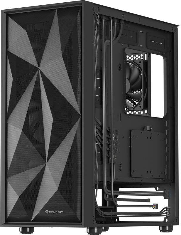 Pc kast genesis diaxid 605f midi tower 2 orig - Genesis Diaxid 605F Behuizing