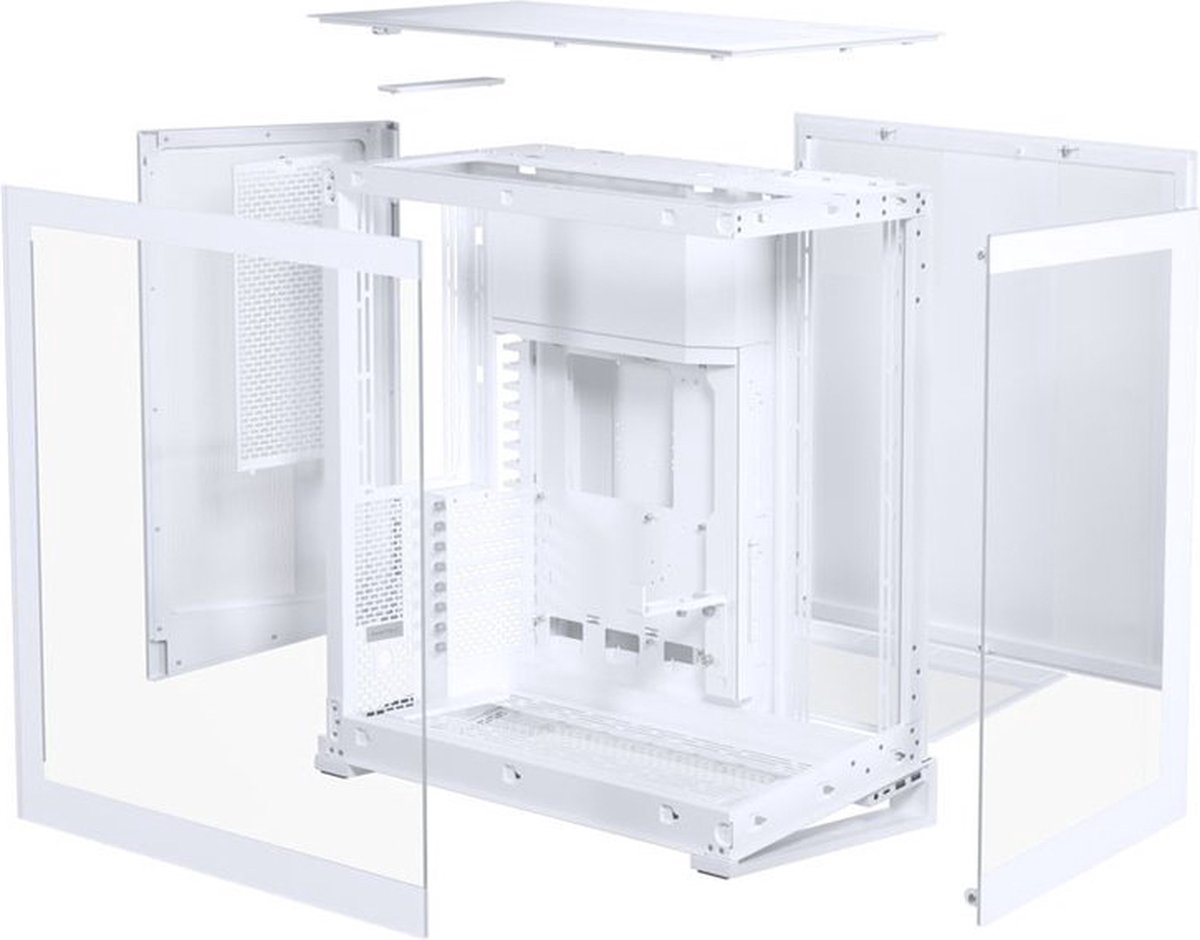 NV9 Full-Tower Chassis, Matte White - afbeelding 3