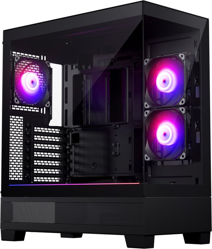 Phanteks xt view midi tower behuizing 441 - Phanteks XT View Behuizing (Black)