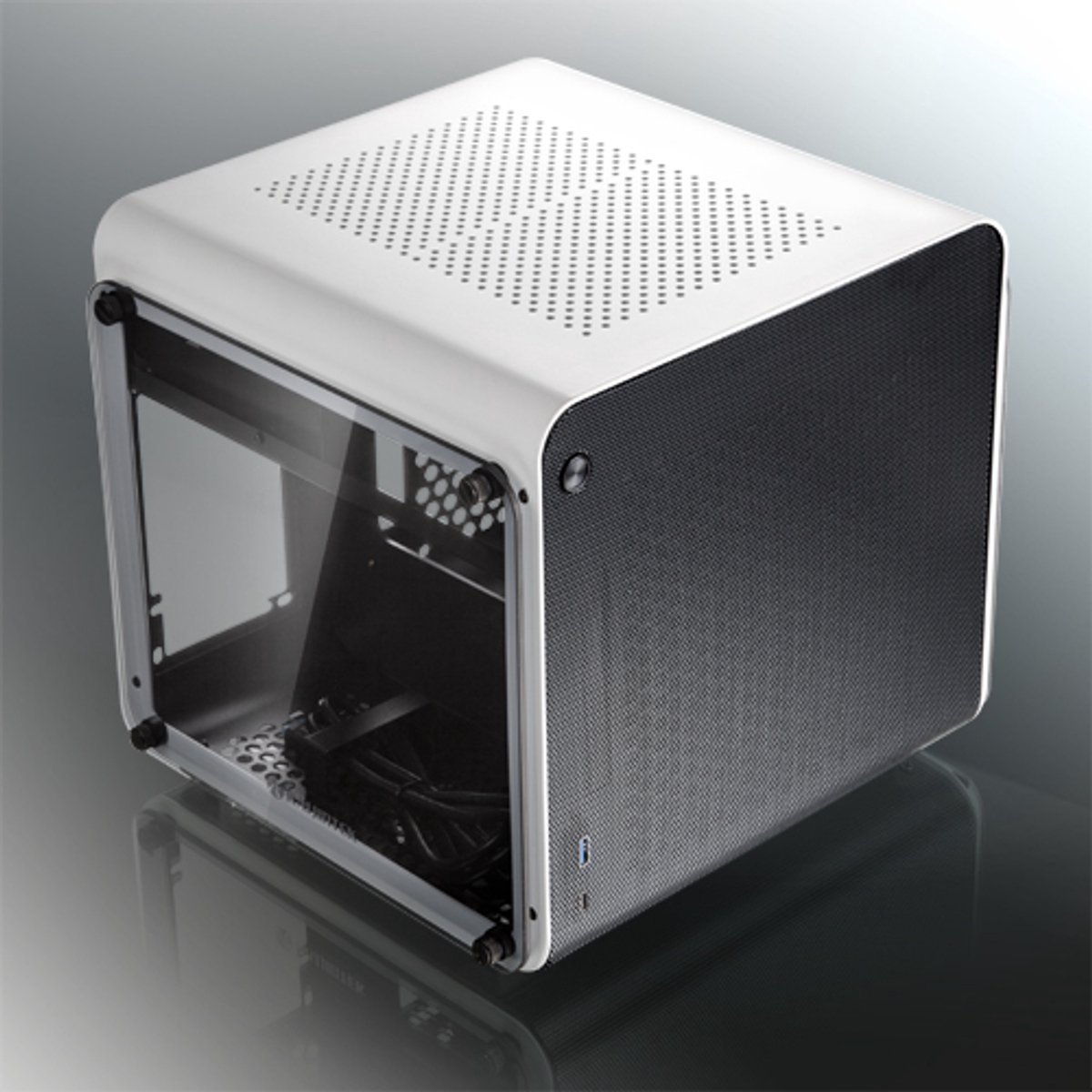 Raijintek Metis Evo Tgs Mini Tower Wit behuizing - afbeelding 3