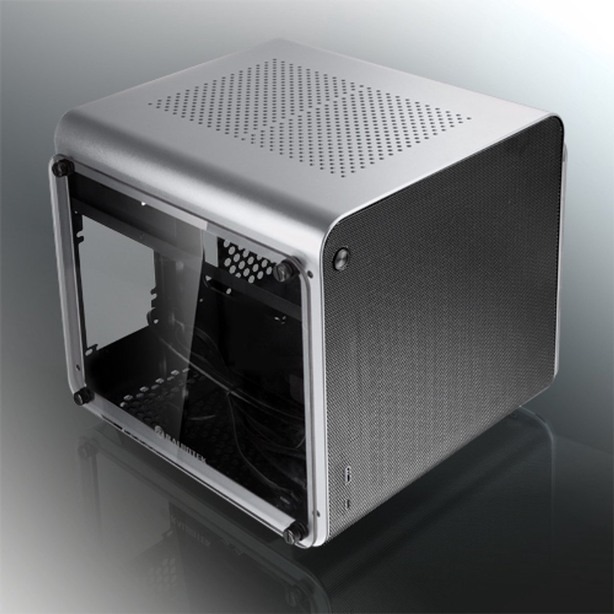 Raijintek Metis Evo Tgs Mini Tower Zilver behuizing - afbeelding 3