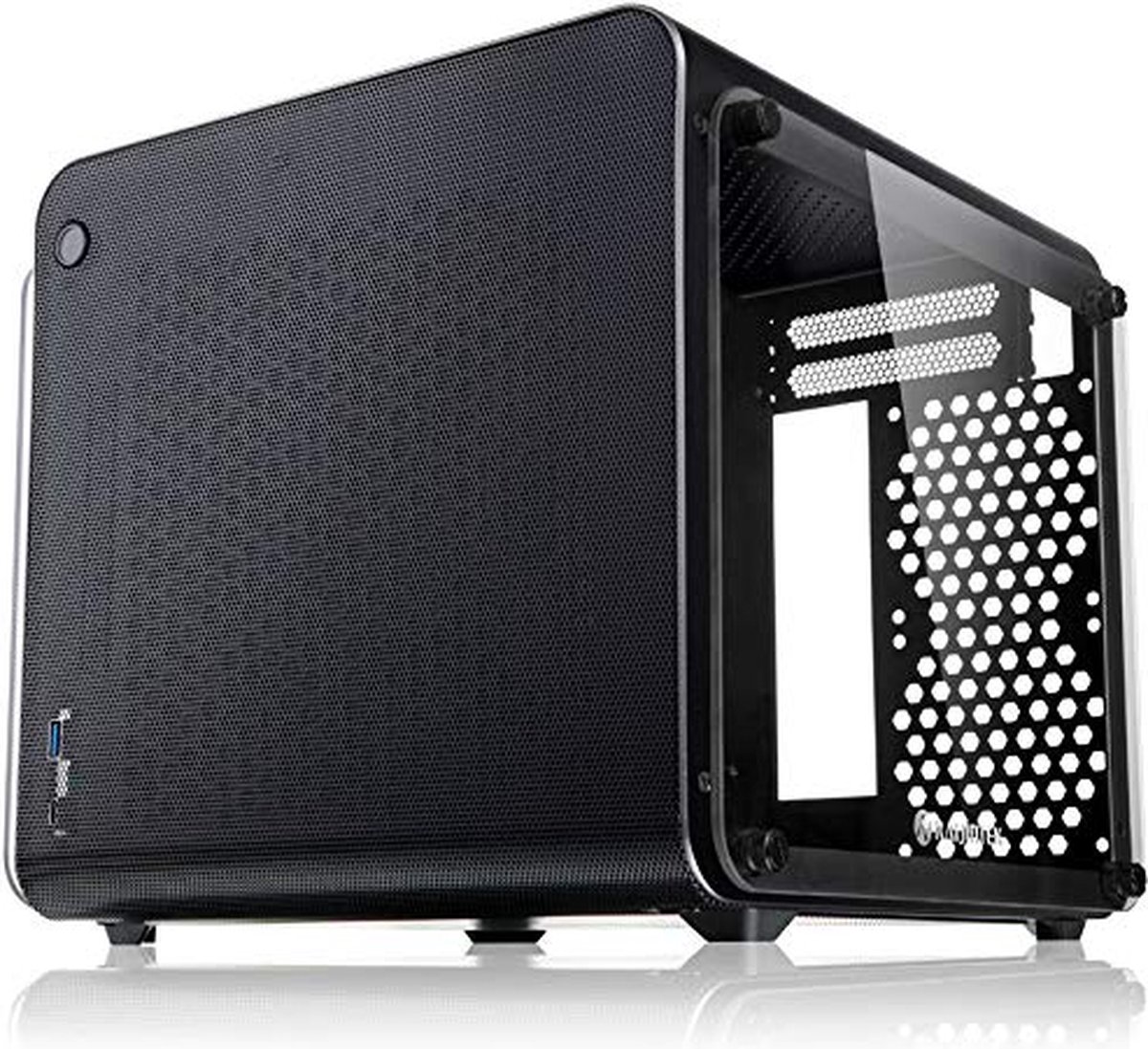 Raijintek Metis Evo Tgs Mini Tower Zwart behuizing - afbeelding 4