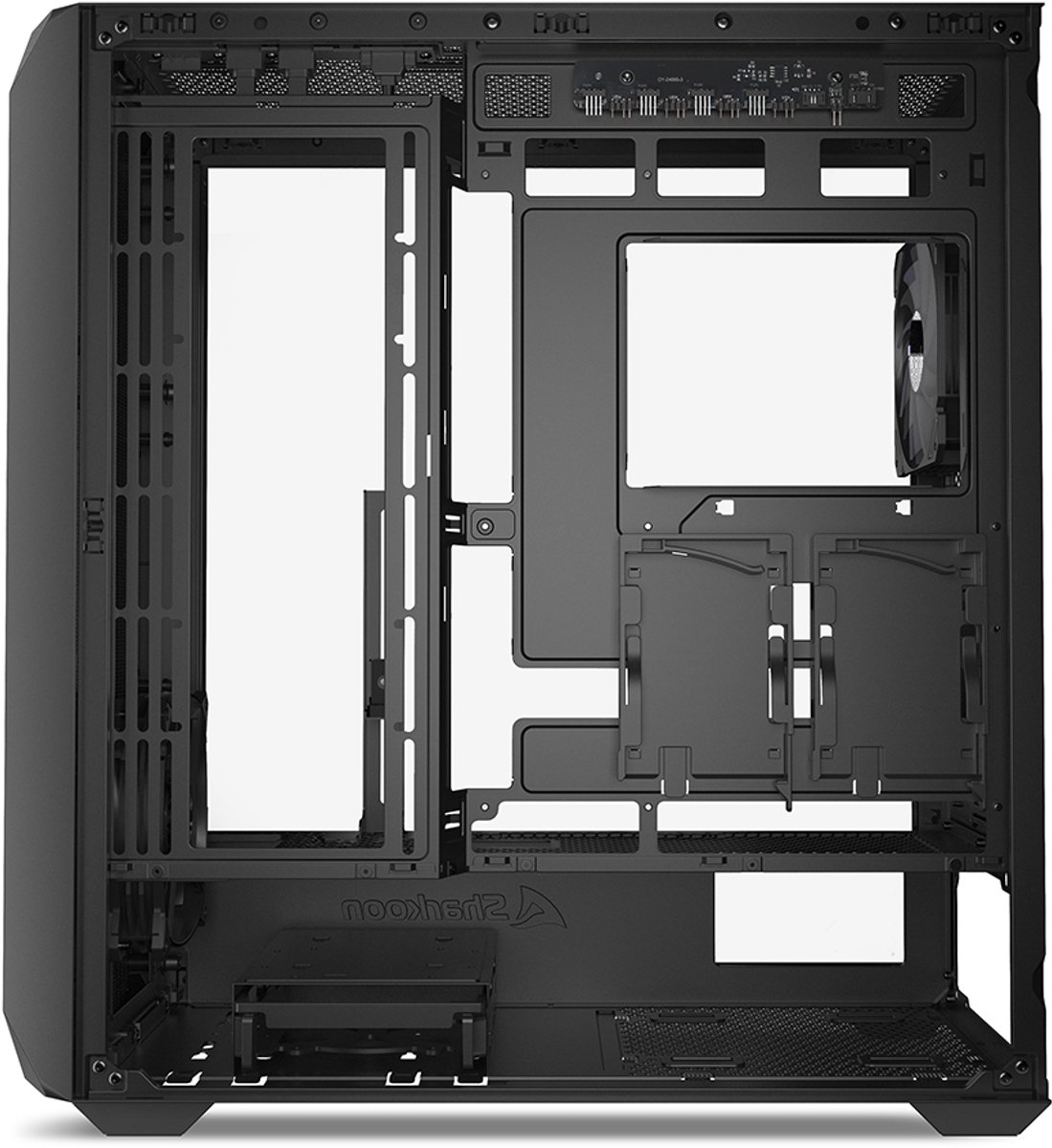 Sharkoon Ak2 Rgb Midi Tower Zwart behuizing - afbeelding 2