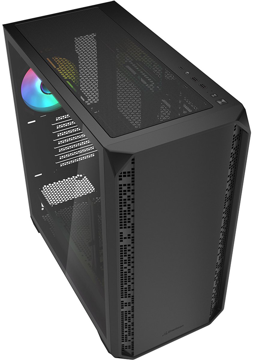 Sharkoon Ak2 Rgb Midi Tower Zwart behuizing - afbeelding 4
