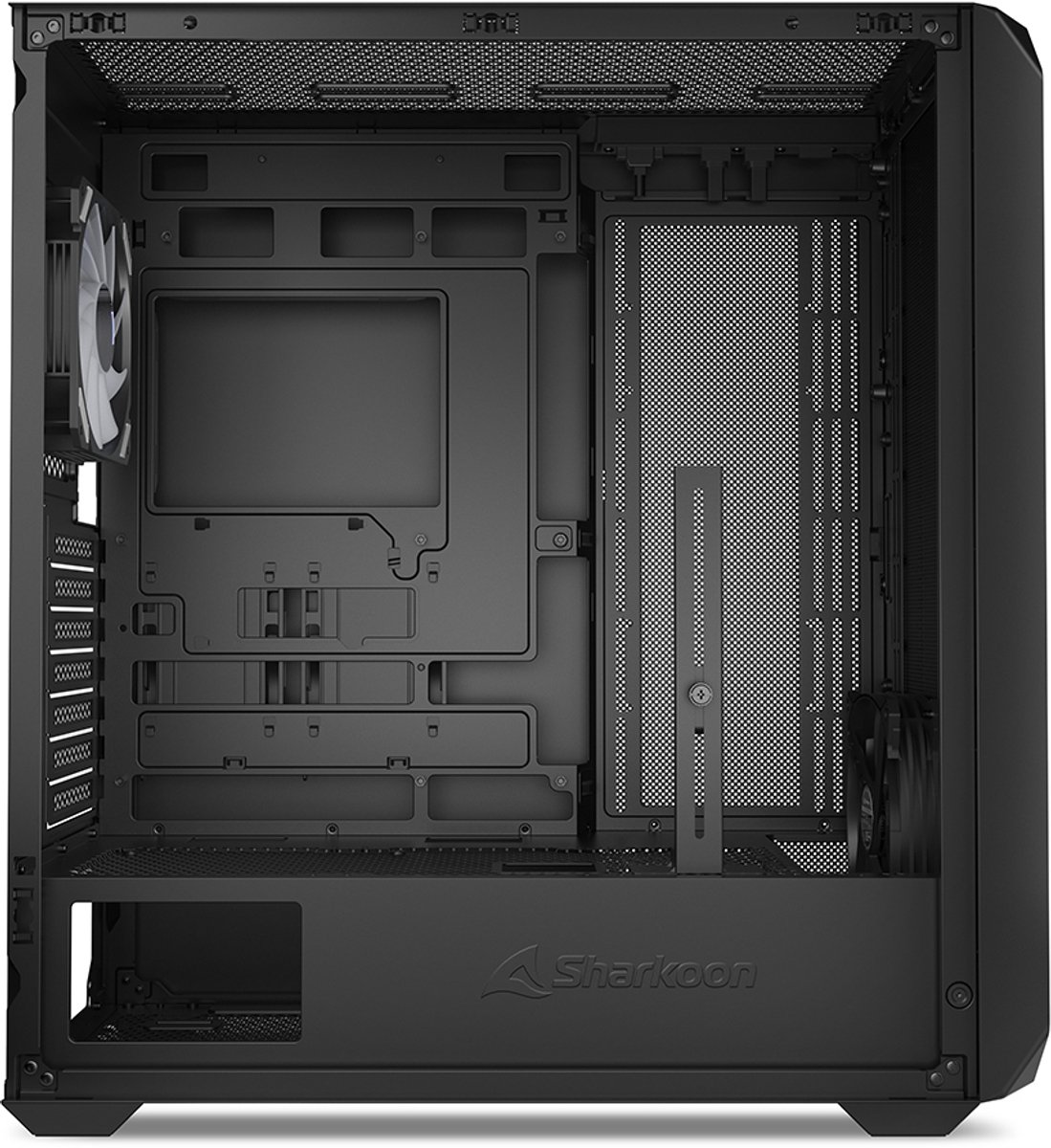 Sharkoon Ak2 Rgb Midi Tower Zwart behuizing - afbeelding 5