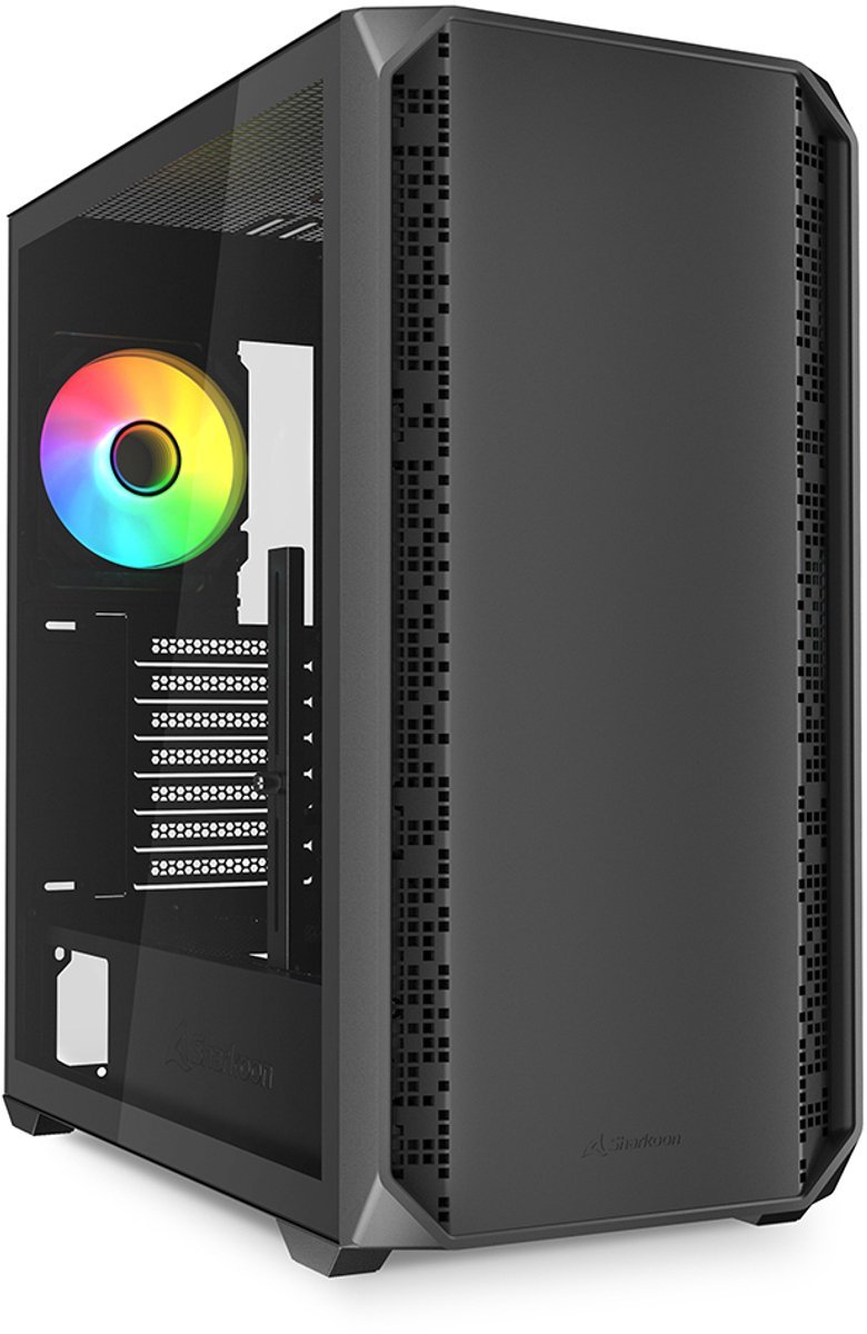 Sharkoon Ak2 Rgb Midi Tower Zwart behuizing