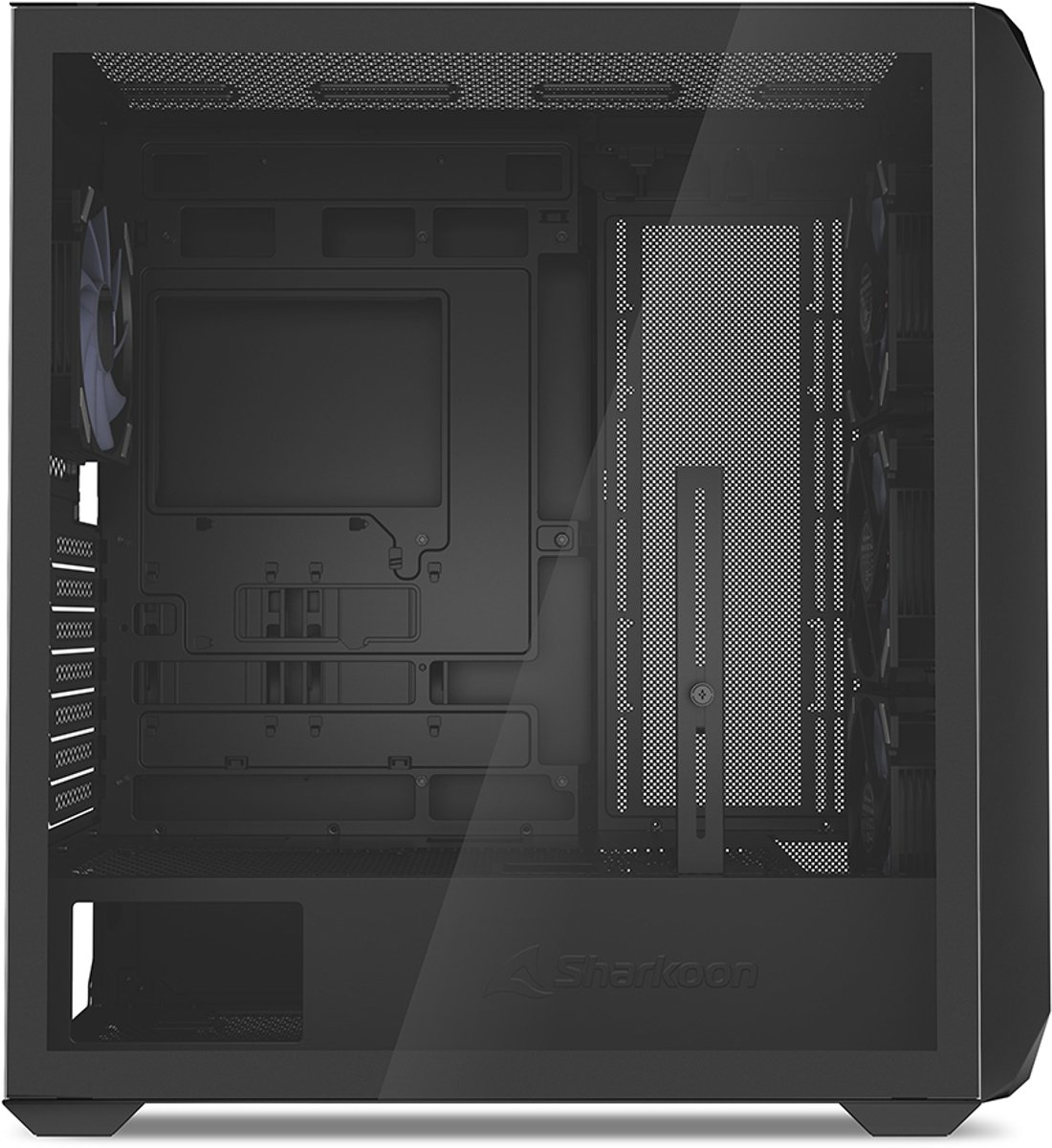 Sharkoon Ak3 Rgb Midi Tower Zwart behuizing - afbeelding 6