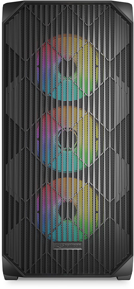 Sharkoon Ak3 Rgb Midi Tower Zwart behuizing - afbeelding 7