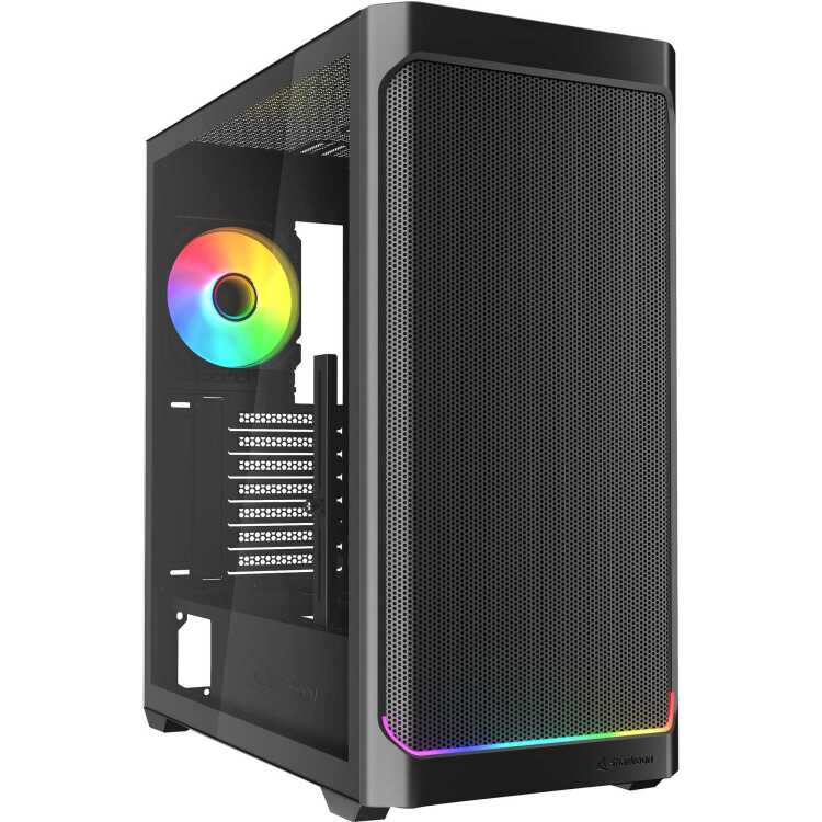 Sharkoon Sharkoon AK4W RGB Strip midi tower behuizing