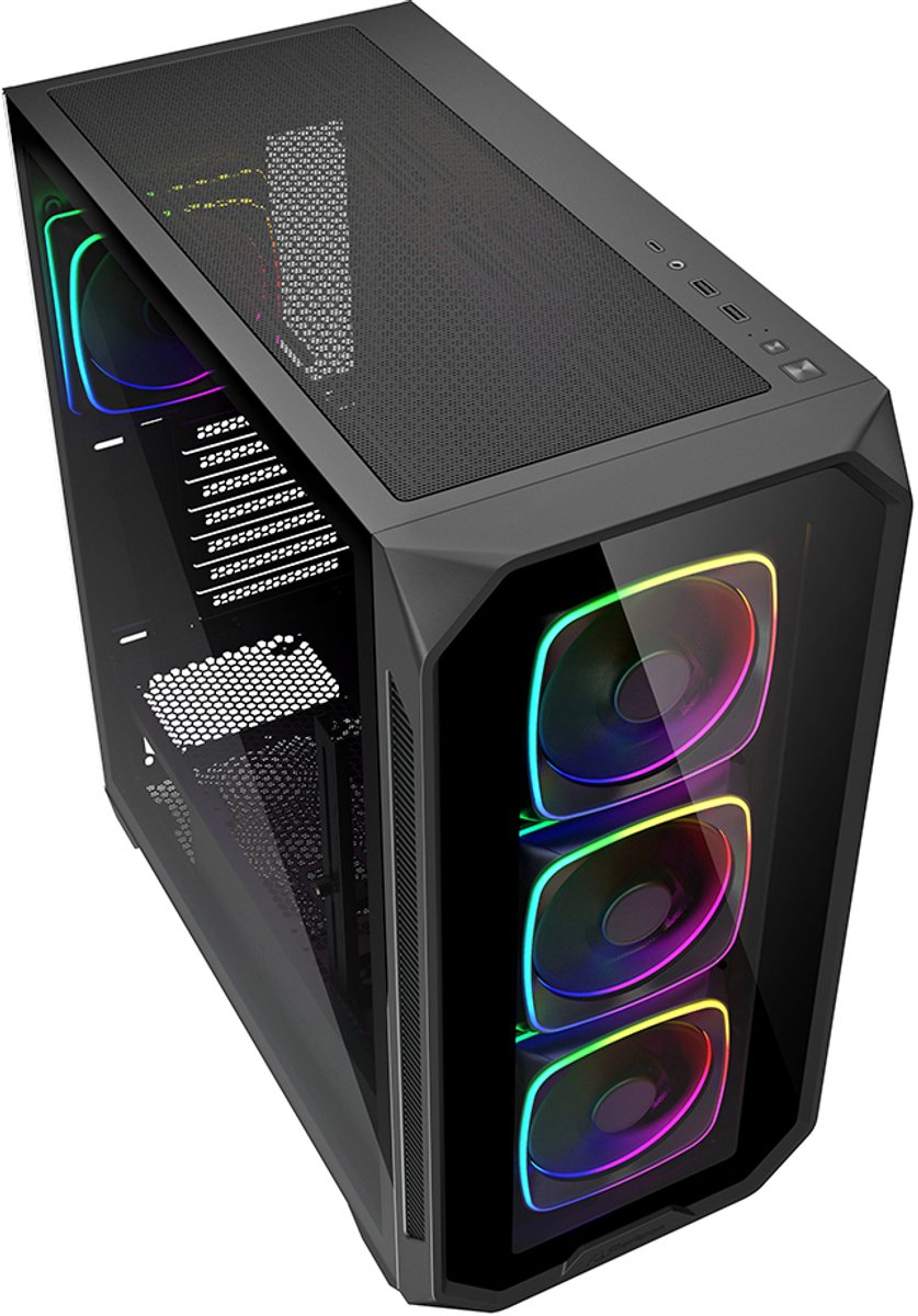 AK5G RGB Midi Tower Black - afbeelding 4