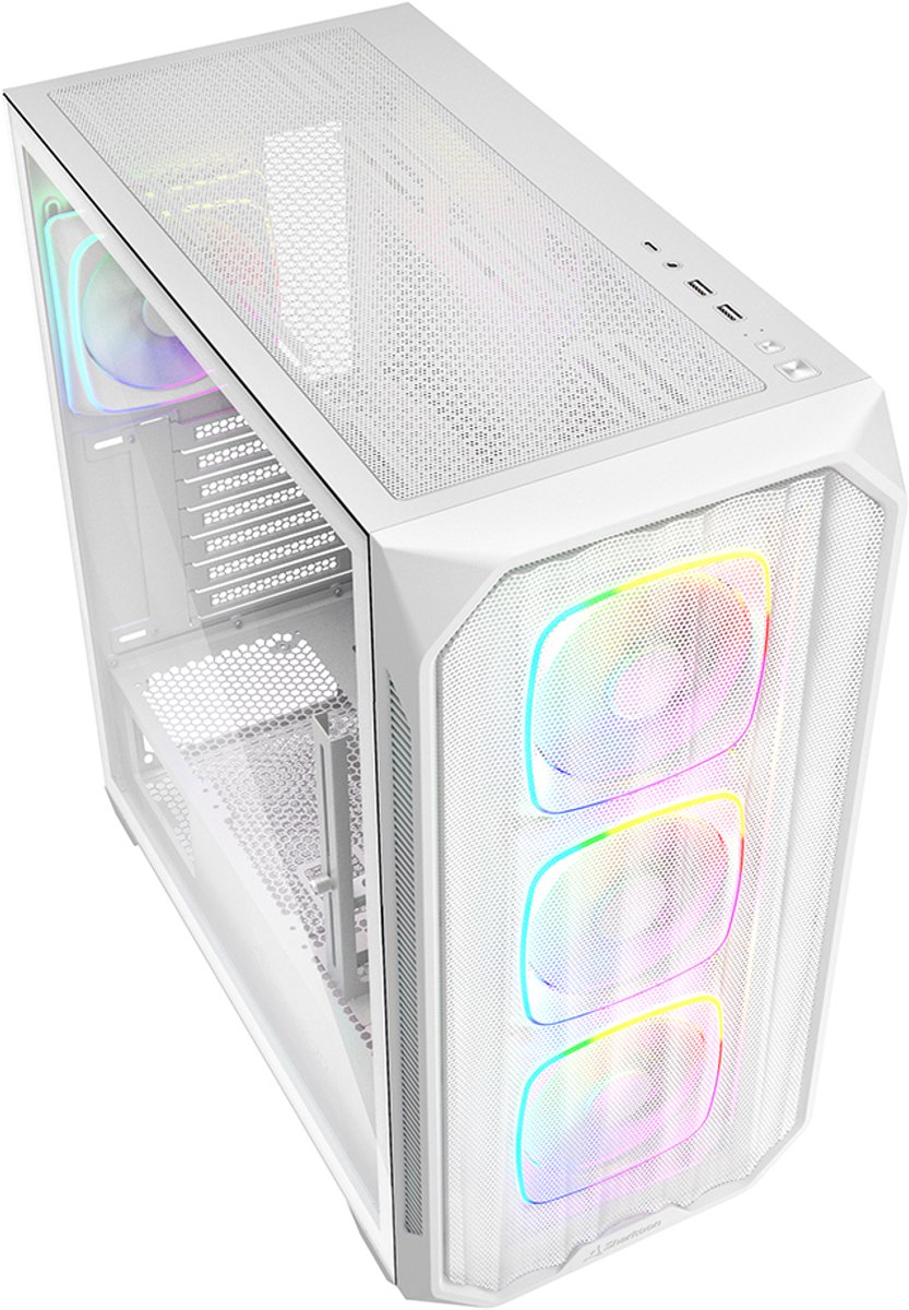 Sharkoon Ak5M Rgb Midi Tower Wit behuizing - afbeelding 4