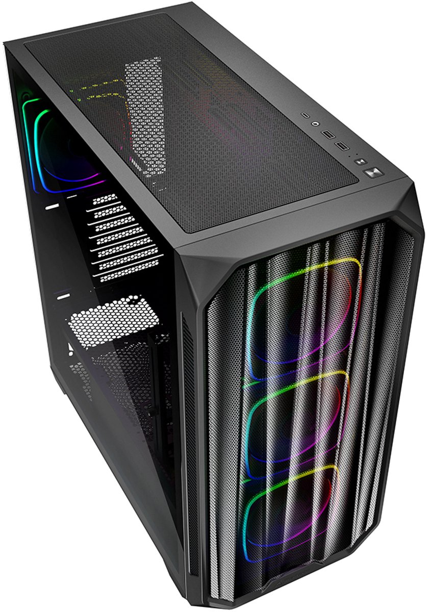 Sharkoon Ak5M Rgb Midi Tower Zwart behuizing - afbeelding 4