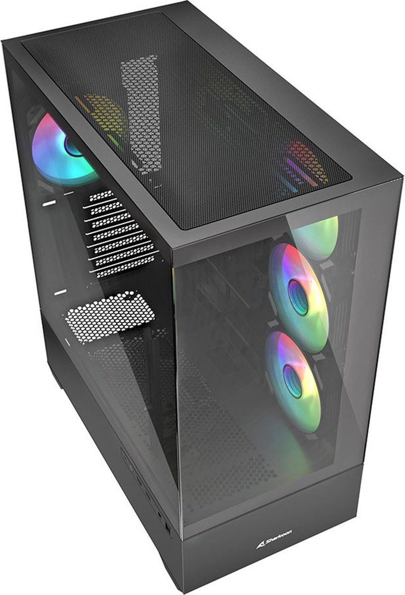 Sharkoon Ak6 Rgb Zwart behuizing - afbeelding 4