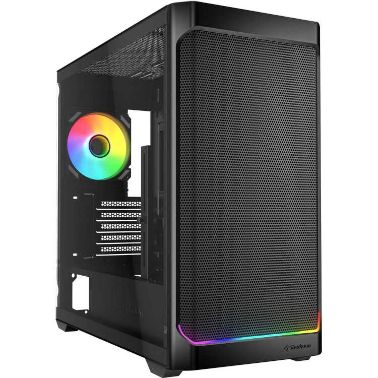 Sharkoon Sharkoon MK4W RGB Strip mini tower behuizing