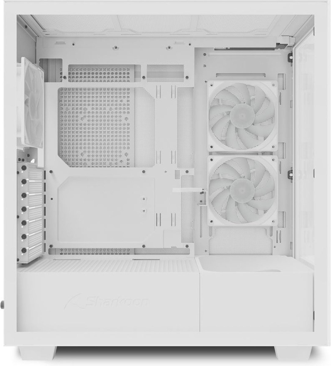 Sharkoon Rebel C60 Midi Tower Wit behuizing - afbeelding 4