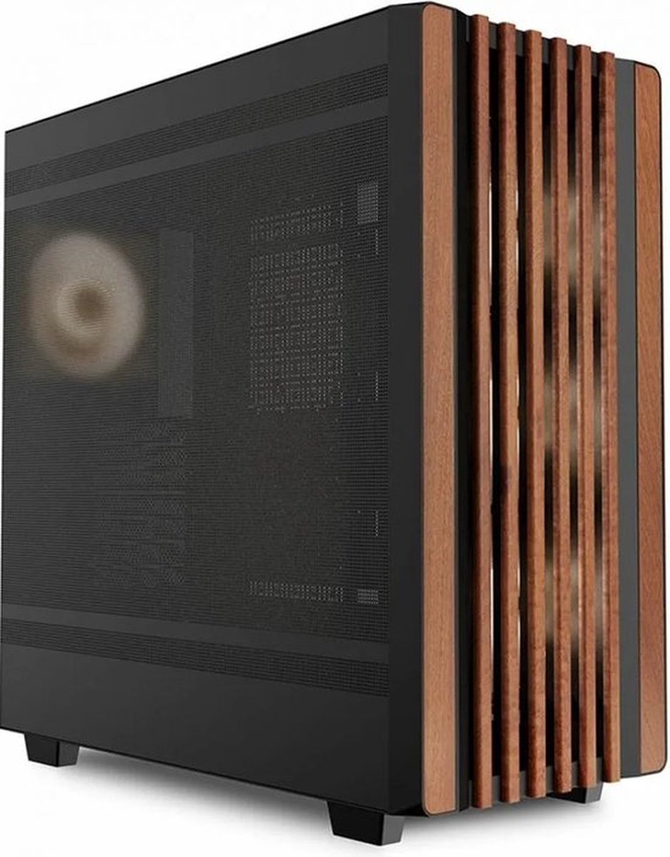 Sharkoon Rebel C70M Rgb Full Tower Zwart, Hout behuizing - afbeelding 10