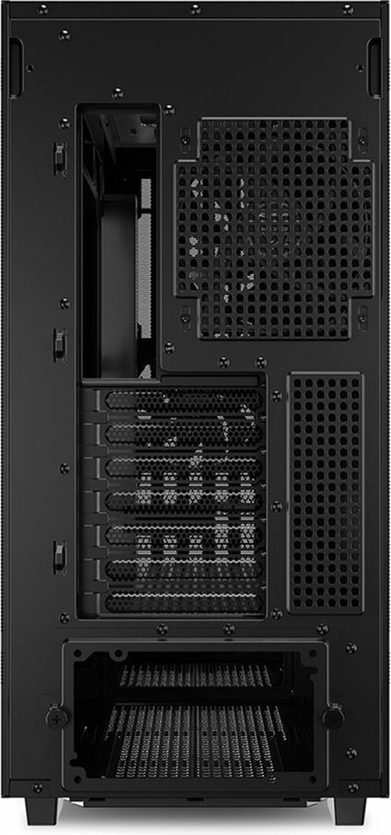 Sharkoon Rebel C70M Rgb Full Tower Zwart, Hout behuizing - afbeelding 2