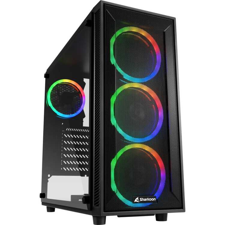 Sharkoon Sharkoon TG4M RGB midi tower behuizing