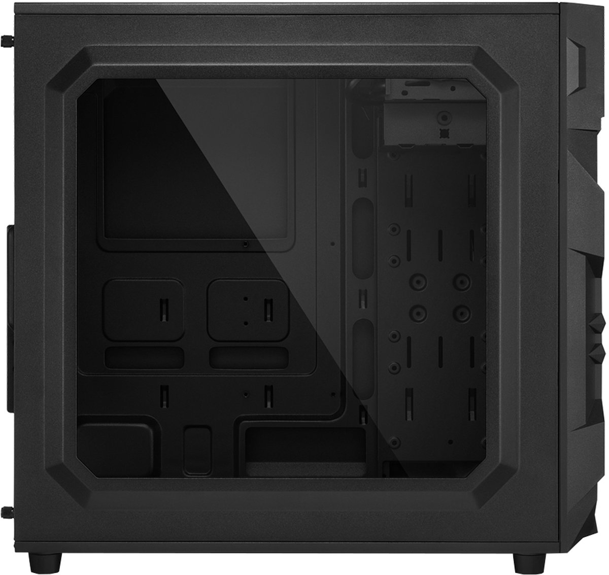 Sharkoon Vg7-W Rgb Midi Atx Tower Zwart behuizing - afbeelding 3